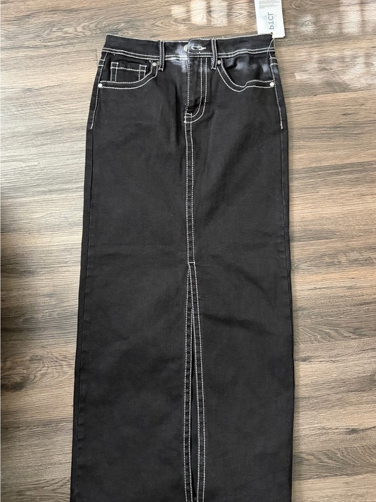Ptcl Dresses & Skirts - PTCL Black Skirt with Heavy White Stitching